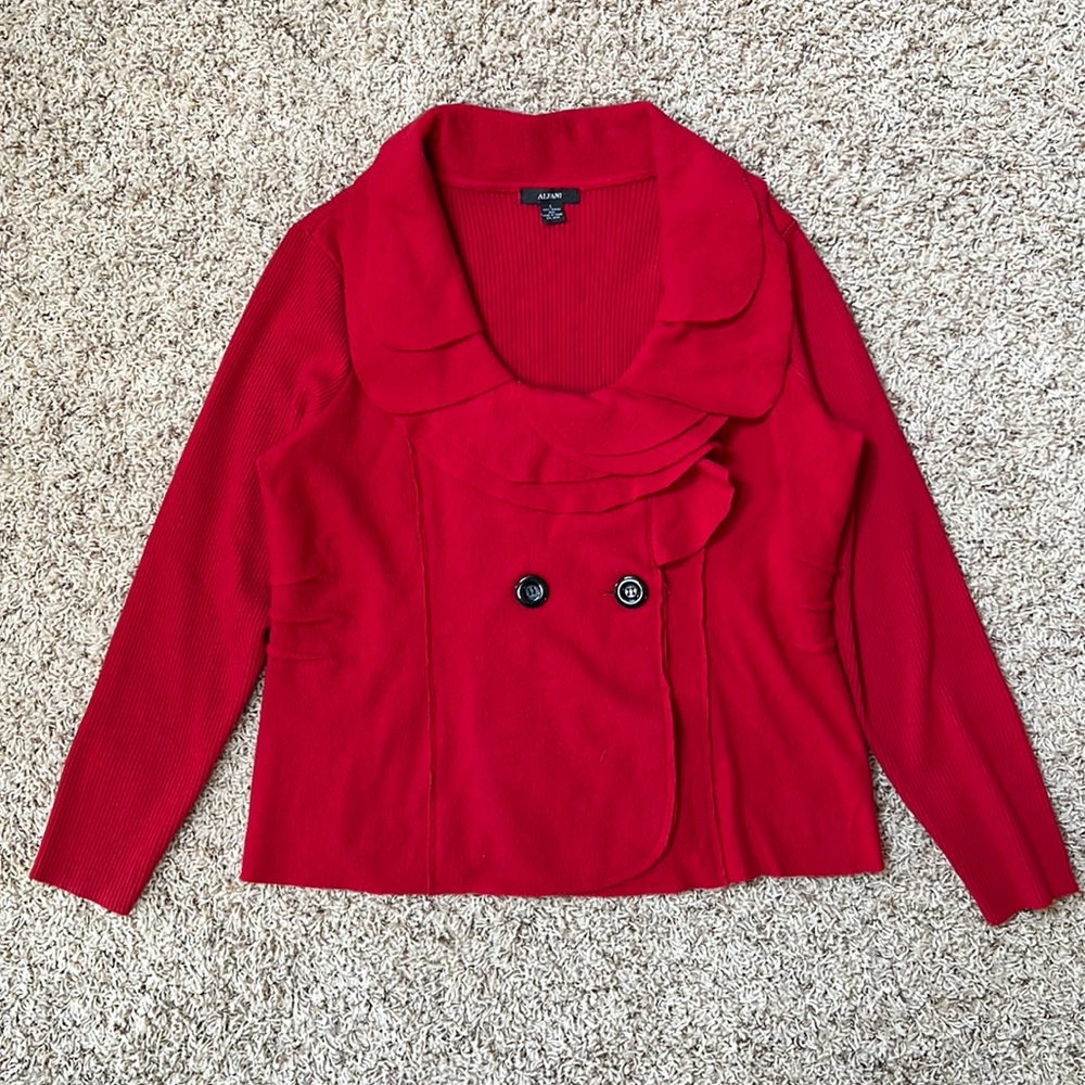 Jacket, Alfani, size large, slightly worn. Pet and smoke free home.